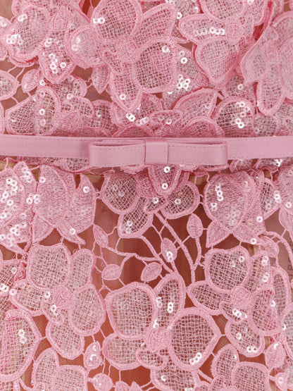 Novalie Mini dress with satin belt thumbnail