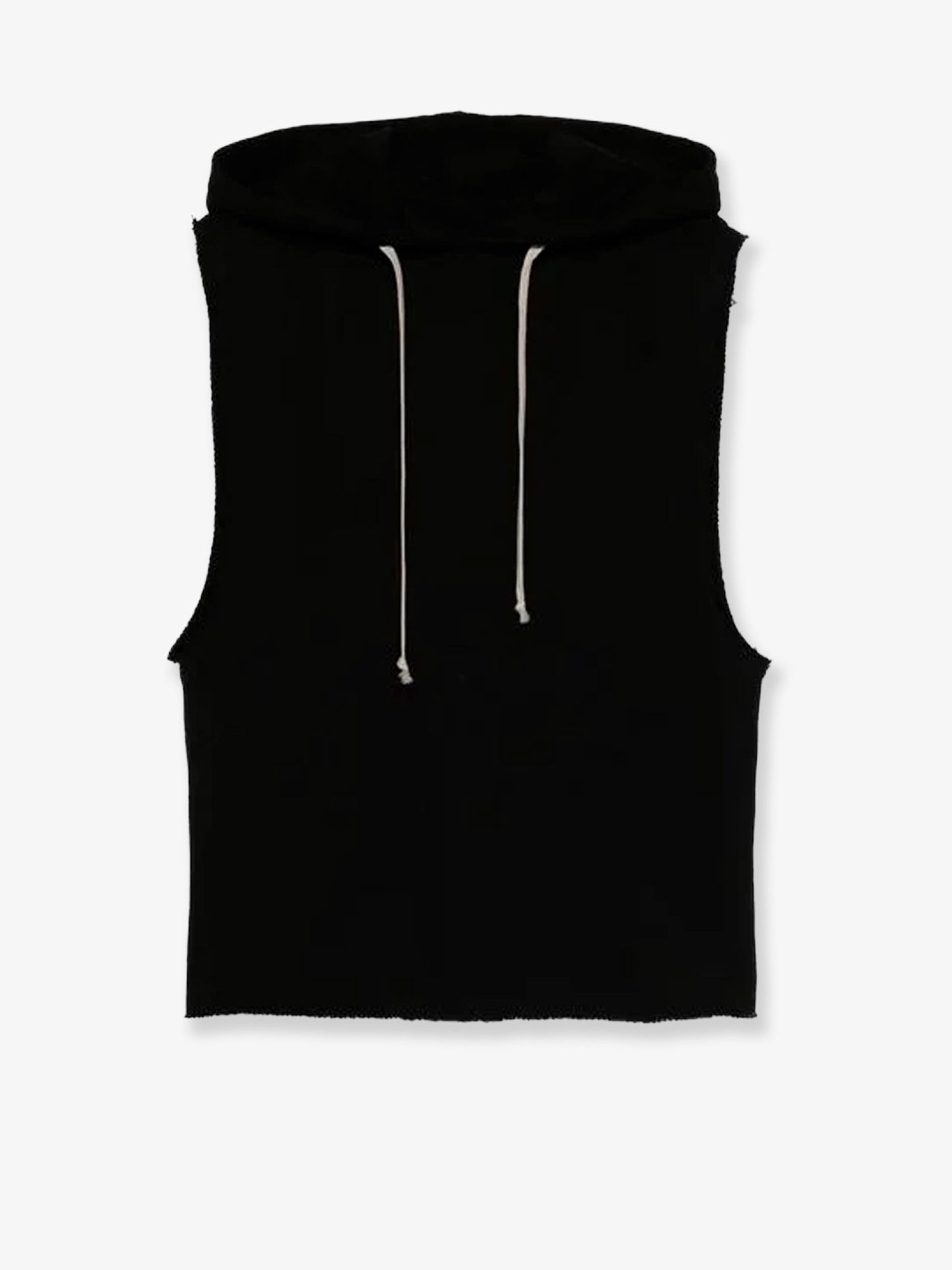 Sleeveless organic cotton sweatshirt