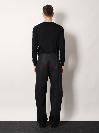 Geth certified cotton blend trousers thumbnail