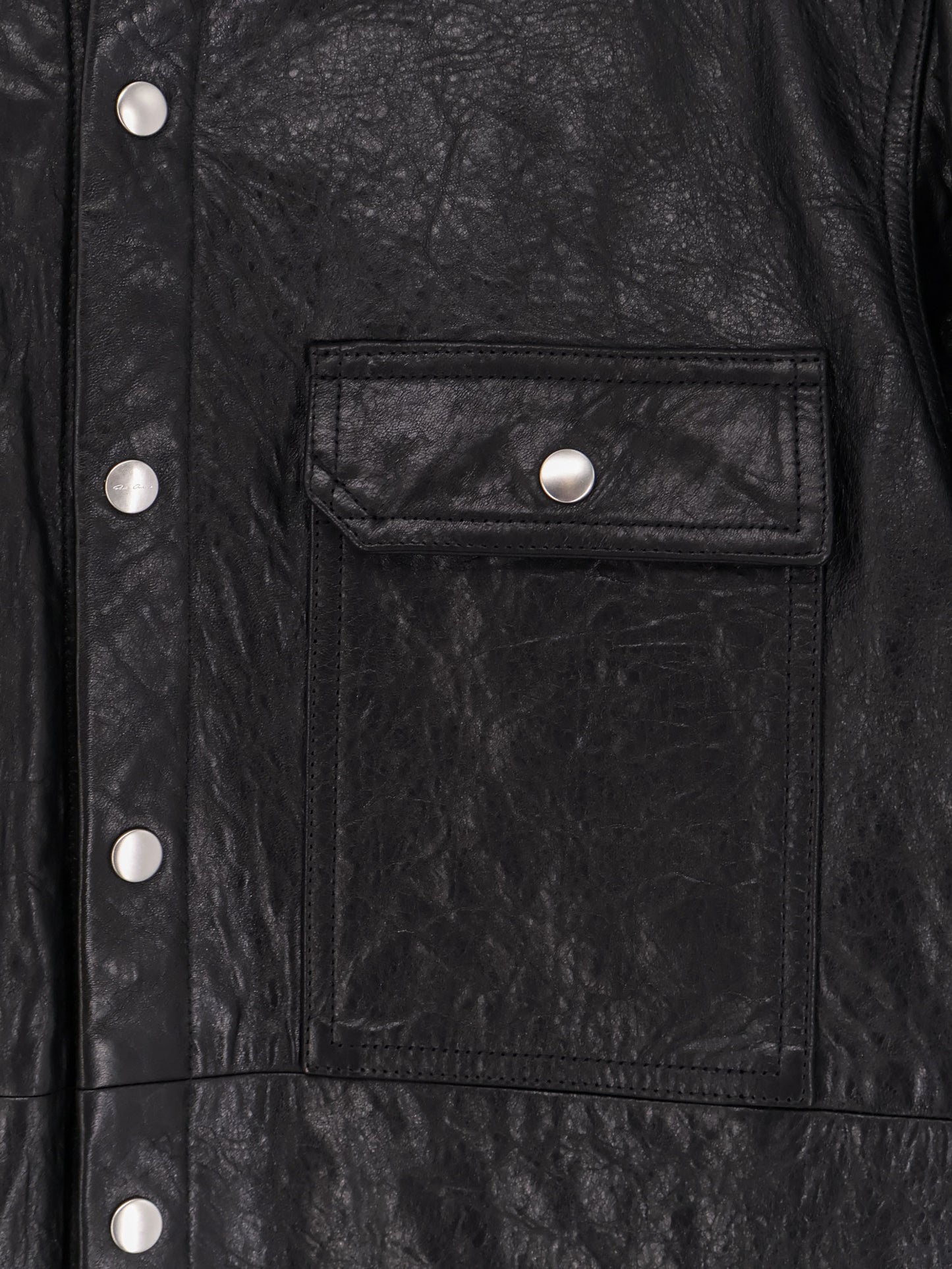 Outershirt leather jacket