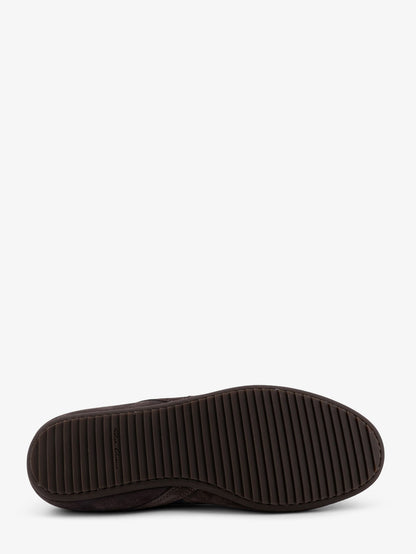 Minimal nylon and suede sneakers thumbnail