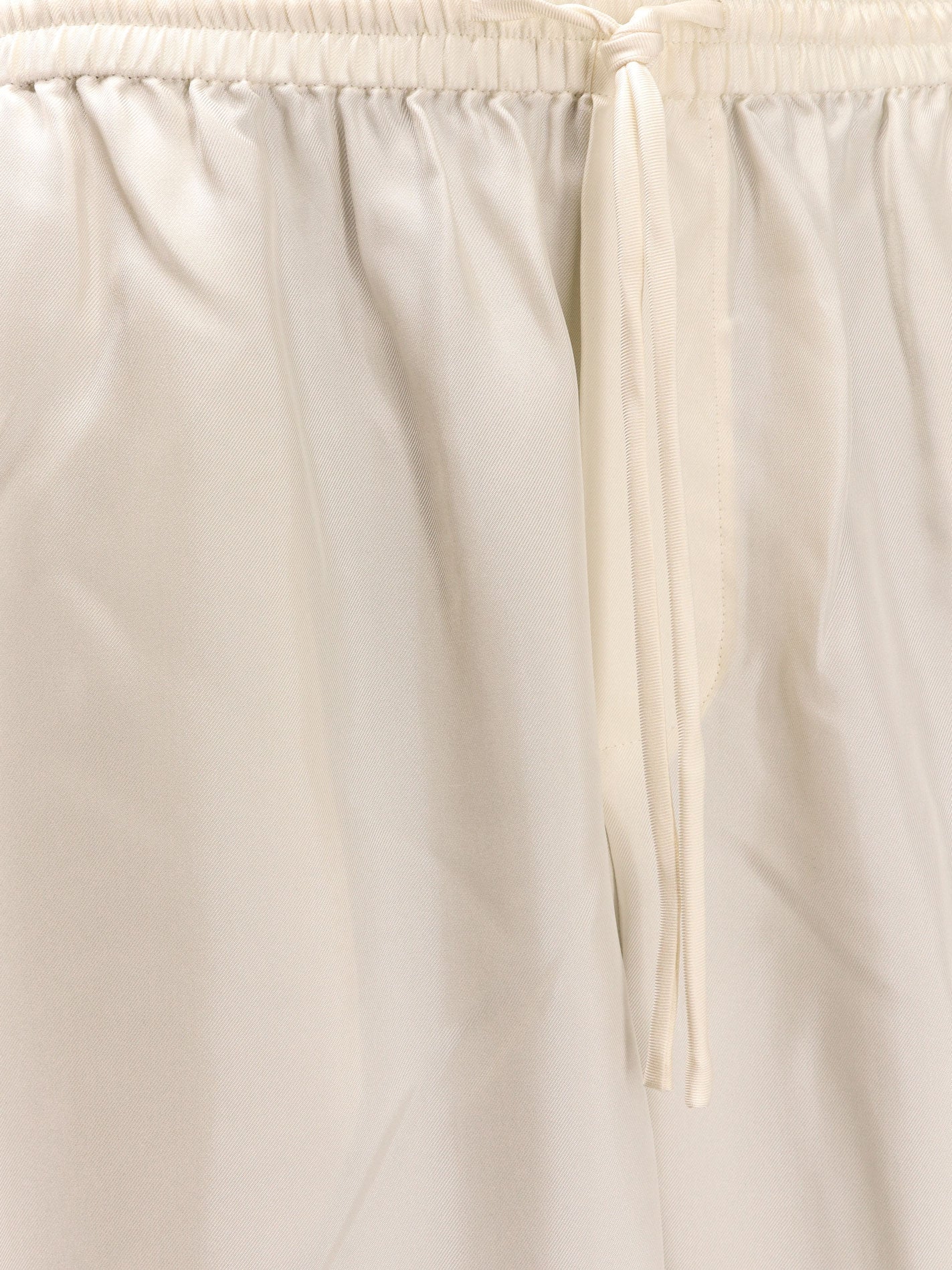 Jogger silk trousers