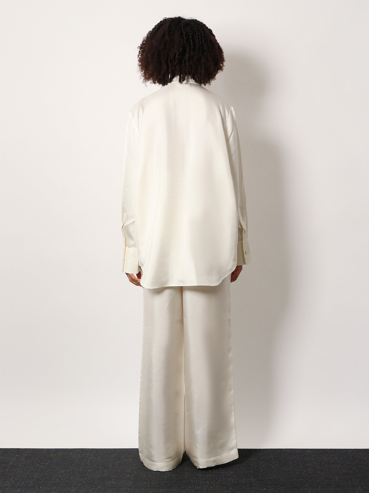 Camicia tuxedo in seta