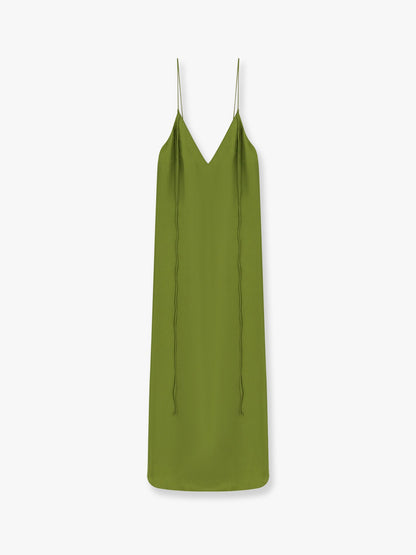 Silk dress with laces thumbnail