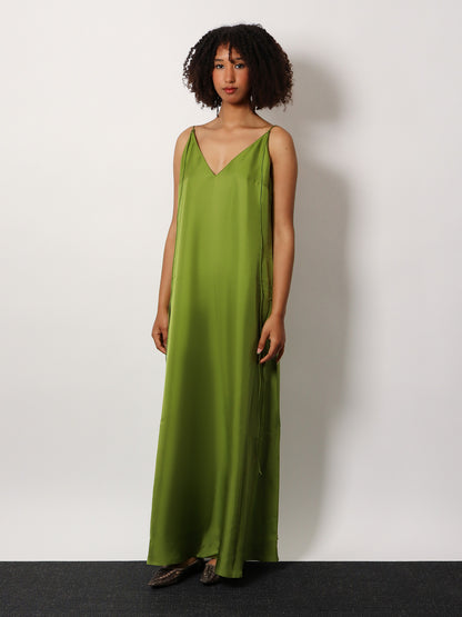 Silk dress with laces thumbnail