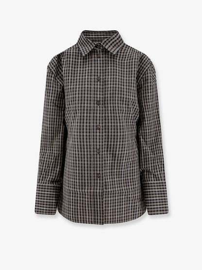 Cotton shirt with check pattern thumbnail