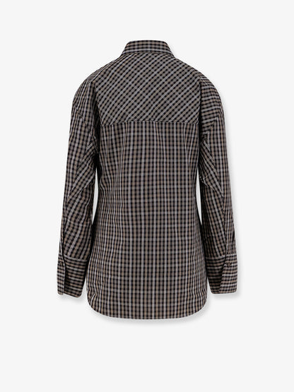Cotton shirt with check pattern thumbnail
