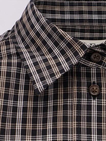 Cotton shirt with check pattern thumbnail