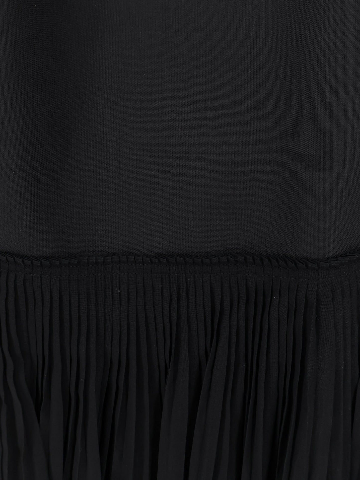 Pleated long dress