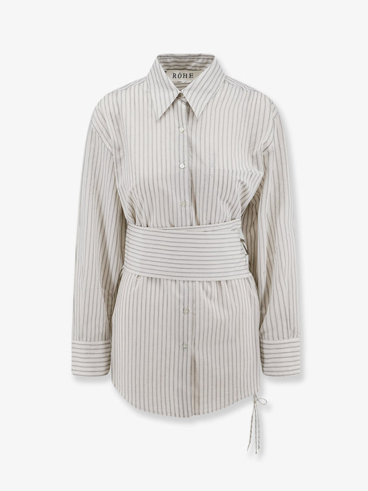 Silk and cotton blend shirt