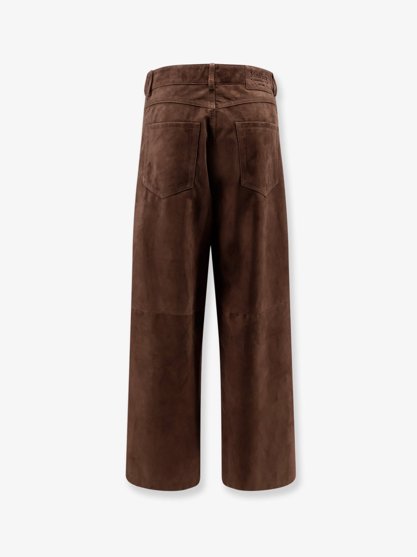 Suede trousers
