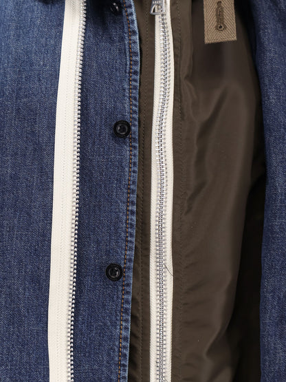 Denim Jacket with nylon inserts thumbnail