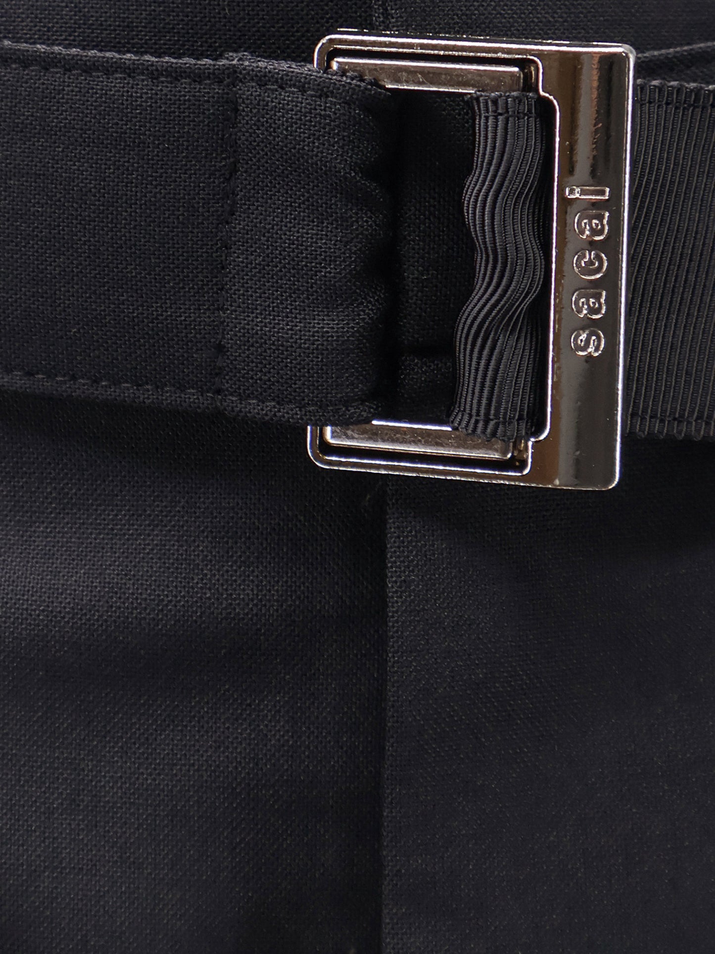 Wool blend bermuda shorts