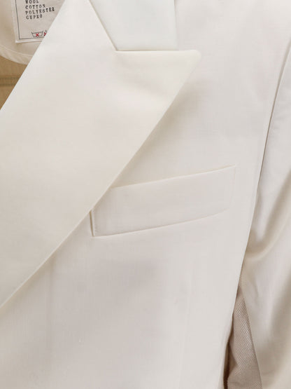 Blazer with white denim insert on the back thumbnail