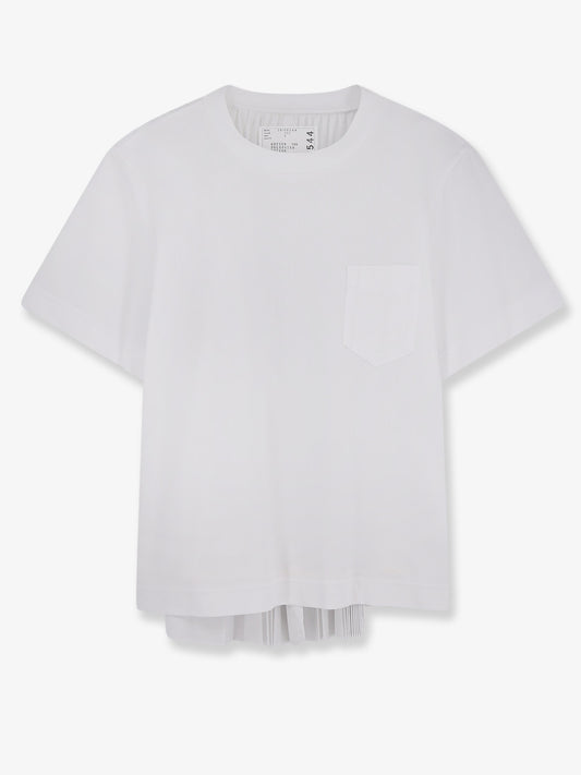 Cotton and polyester t-shirt