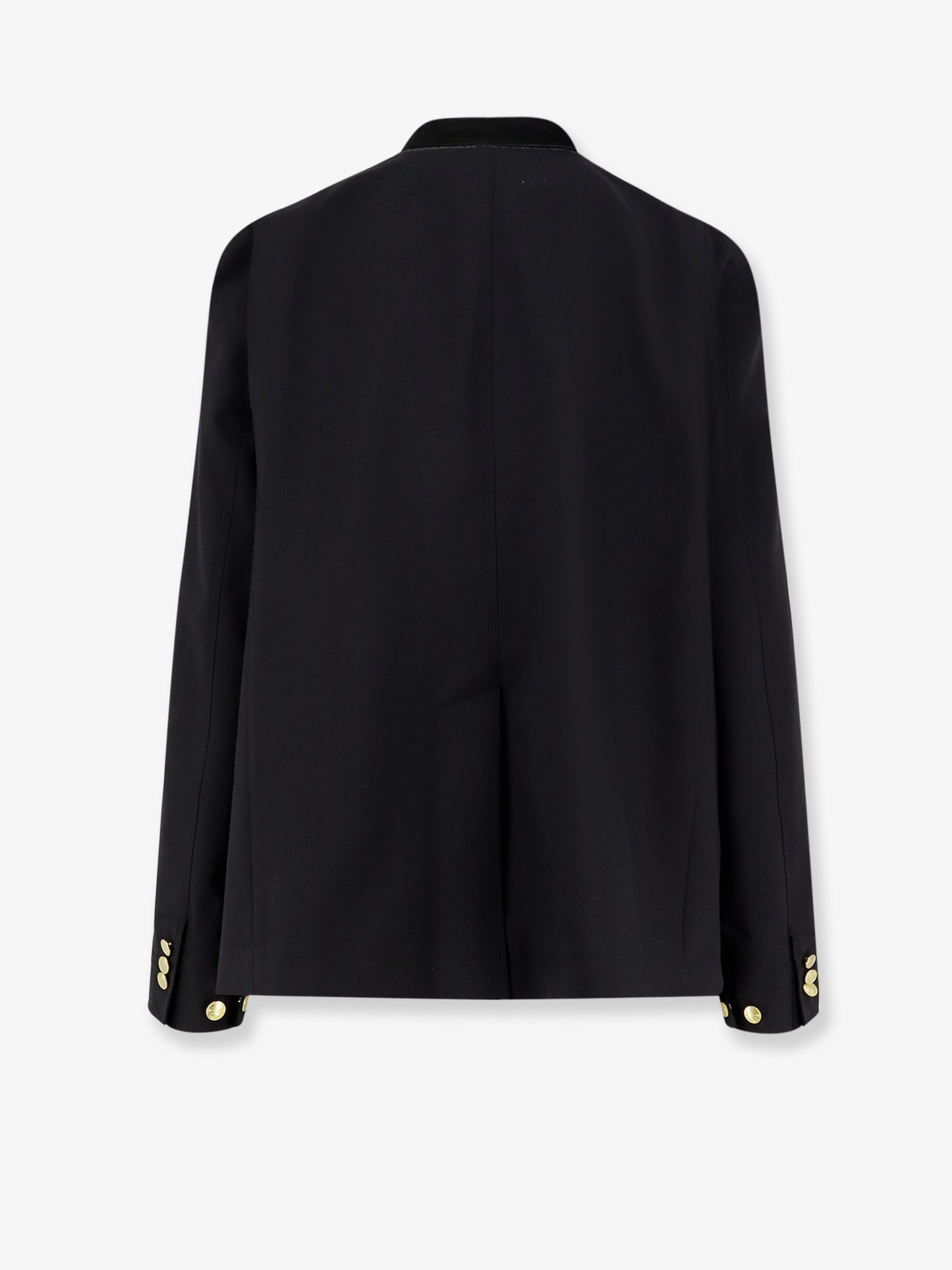 Jacket with double logo patch
