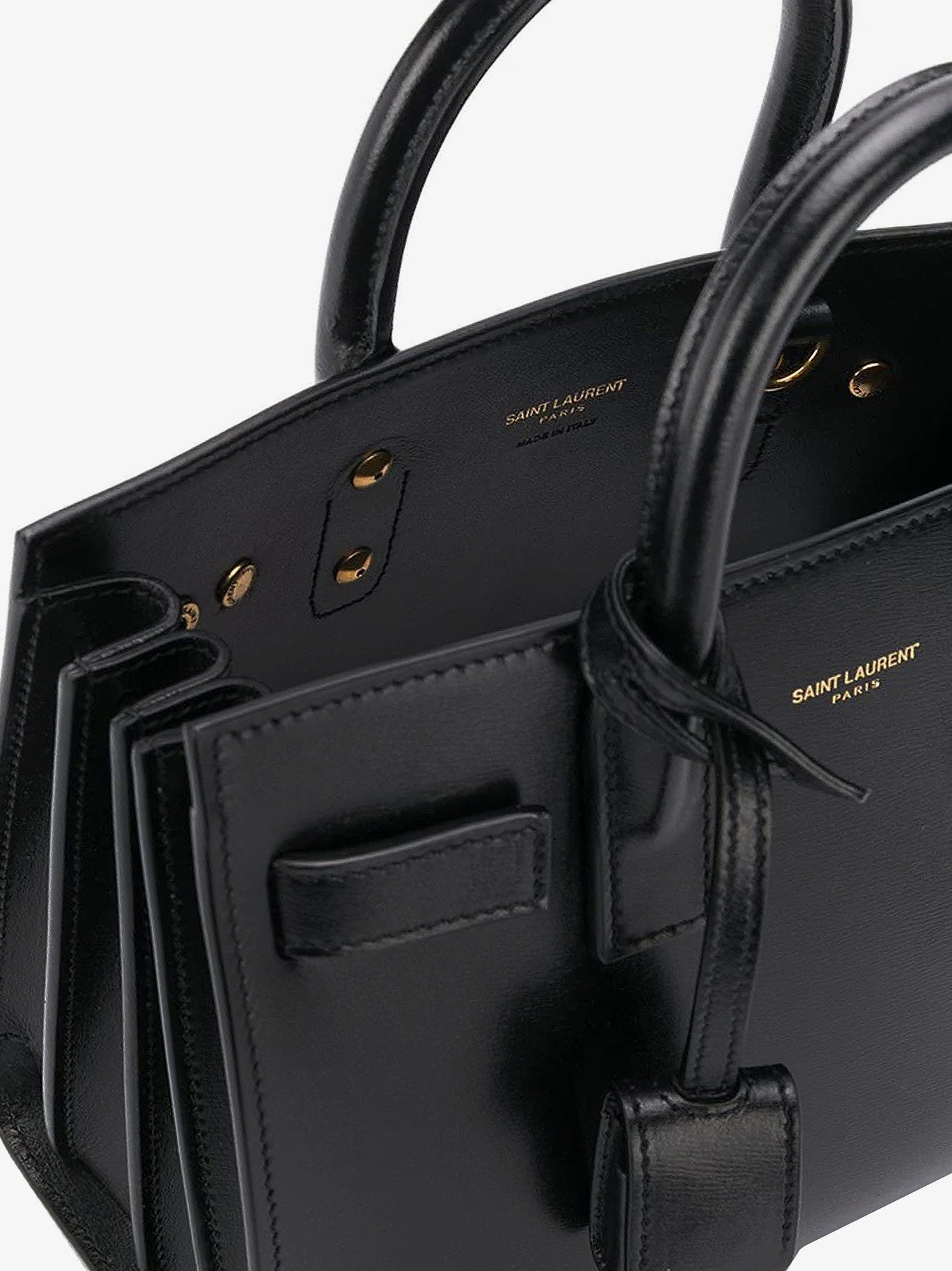 Sac de Jour Nano leather crossbody SAINT LAURENT - Nugnes1920