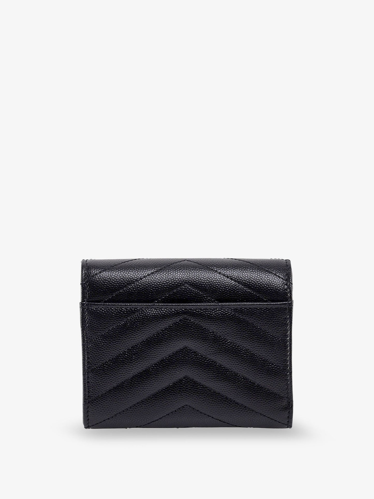 Leather wallet with Cassandre logo on the front