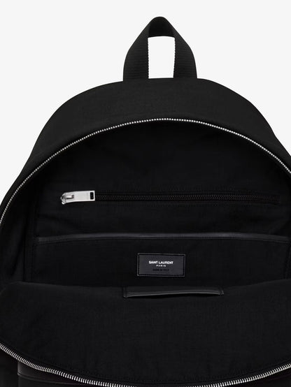 Nylon and leather City backpack thumbnail