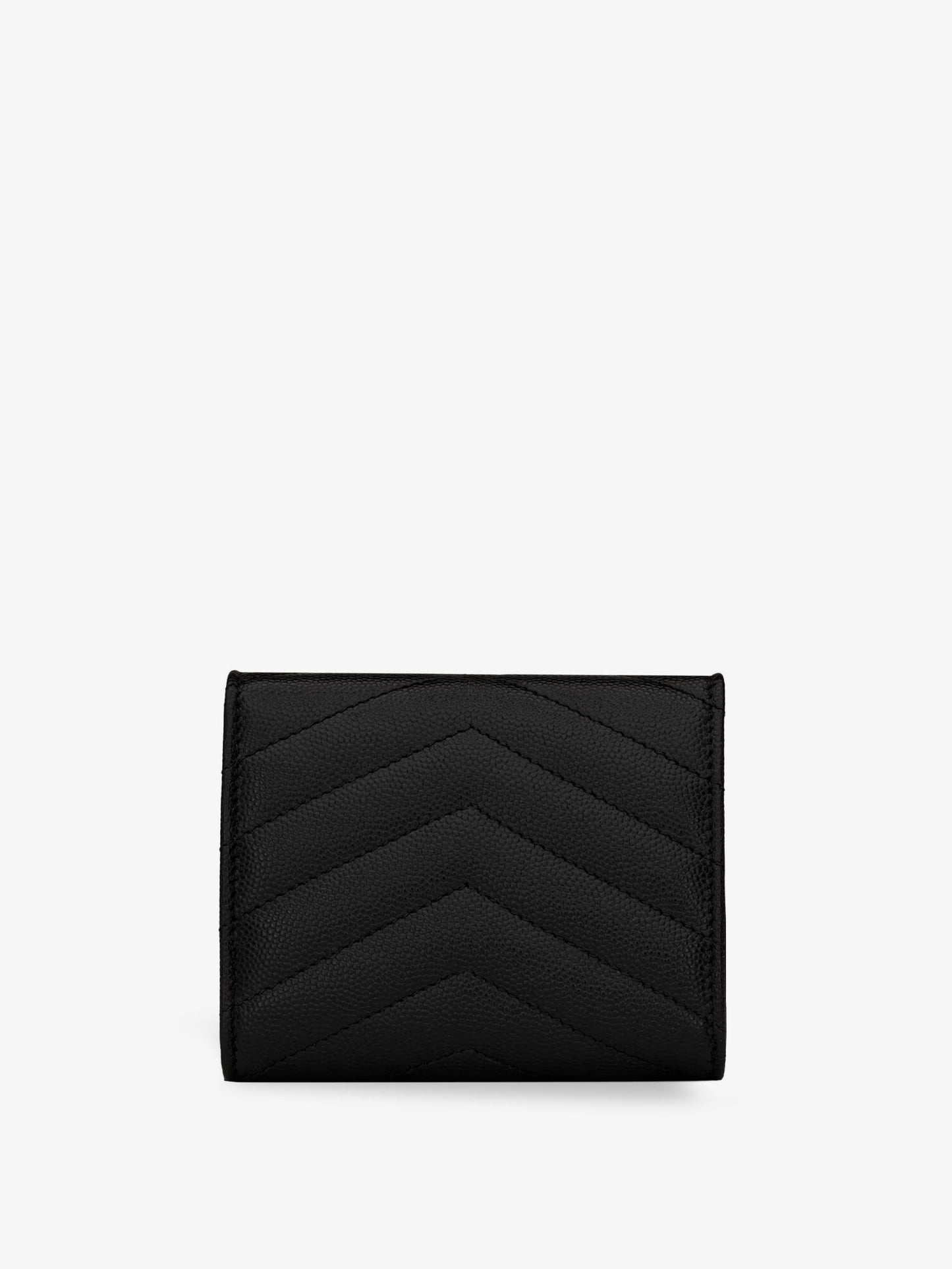 Quilted leather wallet with Cassandre logo