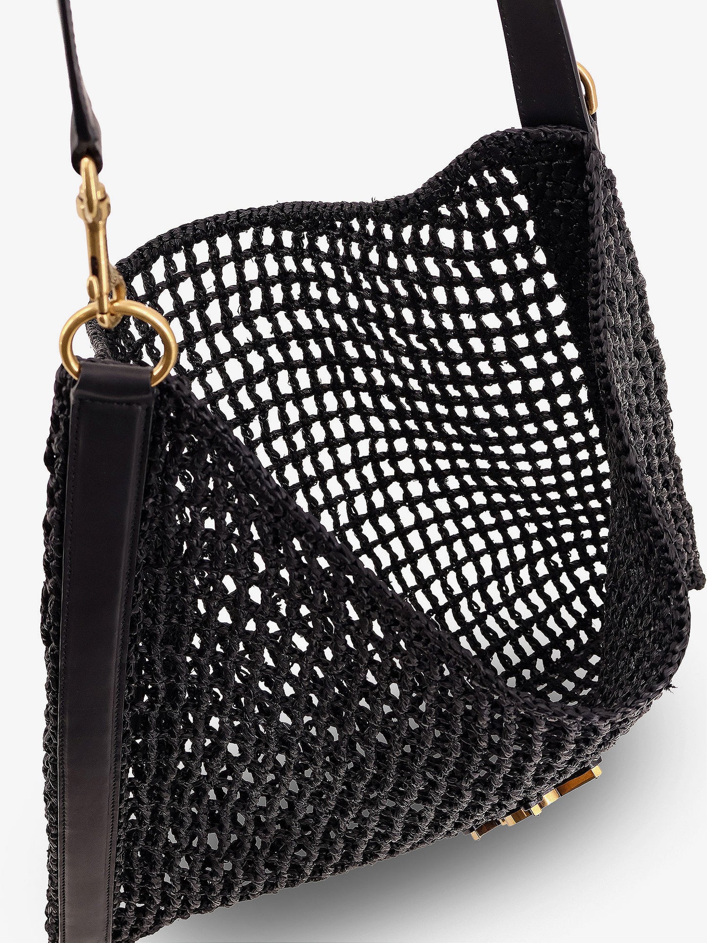 Raffia shoulder bag