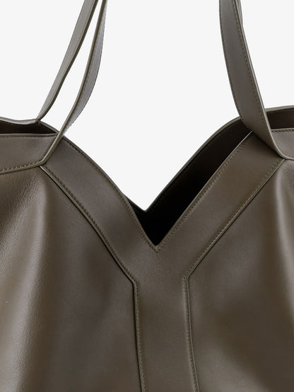 Tote Y hammered leather shoulder bag thumbnail