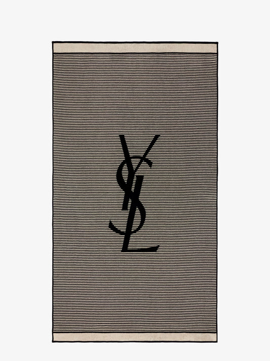 Certified cotton striped beach towel