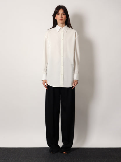 Certified cotton shirt with Monogram embroidery thumbnail