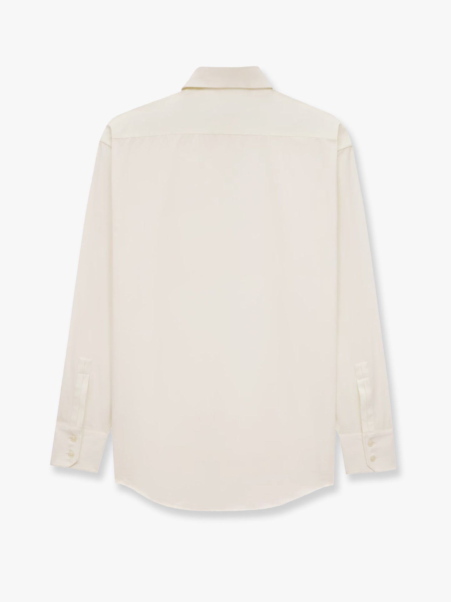 Certified cotton shirt with Monogram embroidery