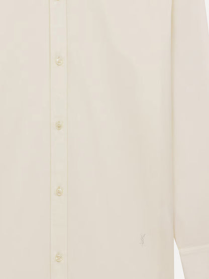 Certified cotton shirt with Monogram embroidery thumbnail