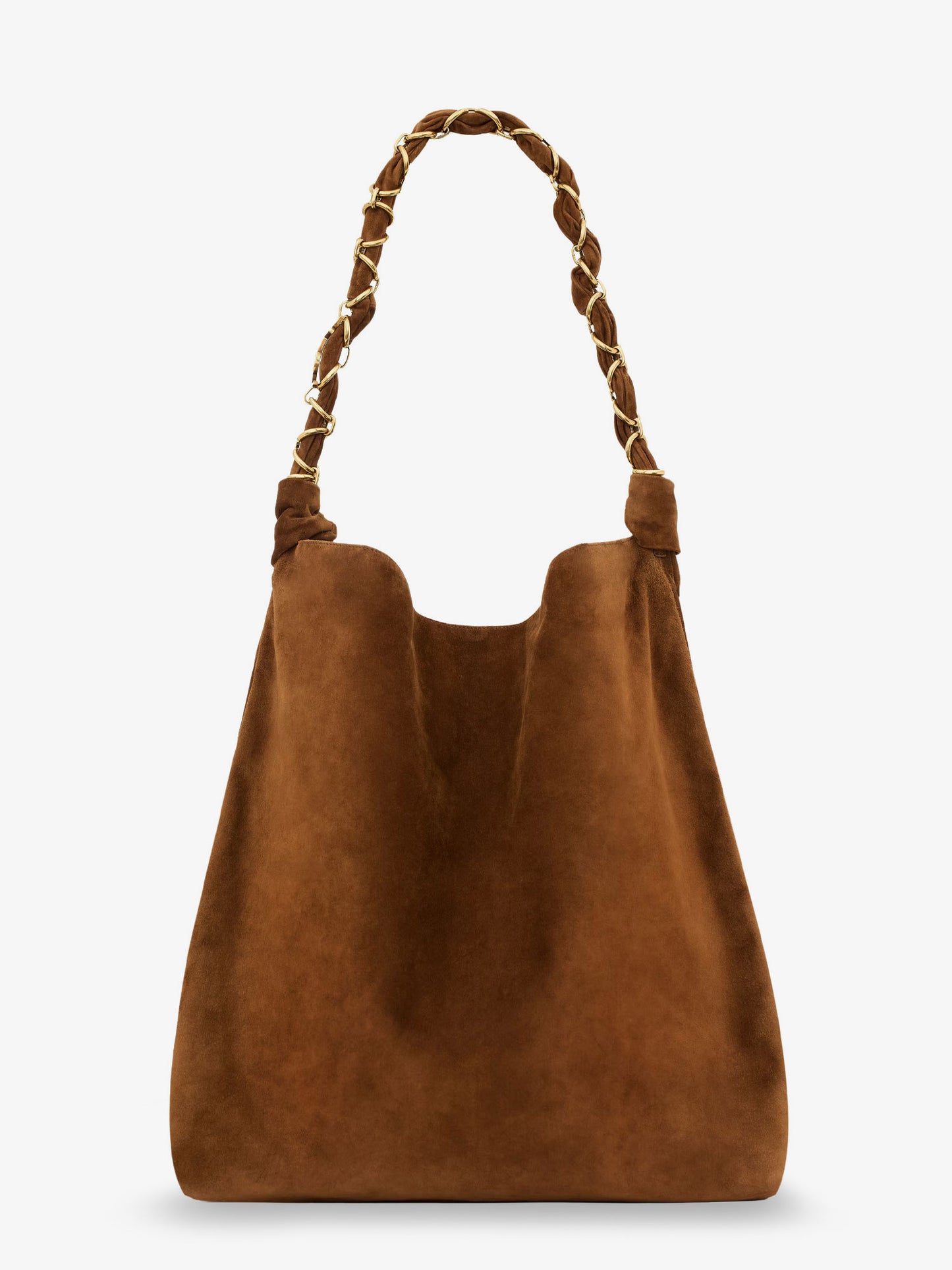 Amalia suede shoulder bag
