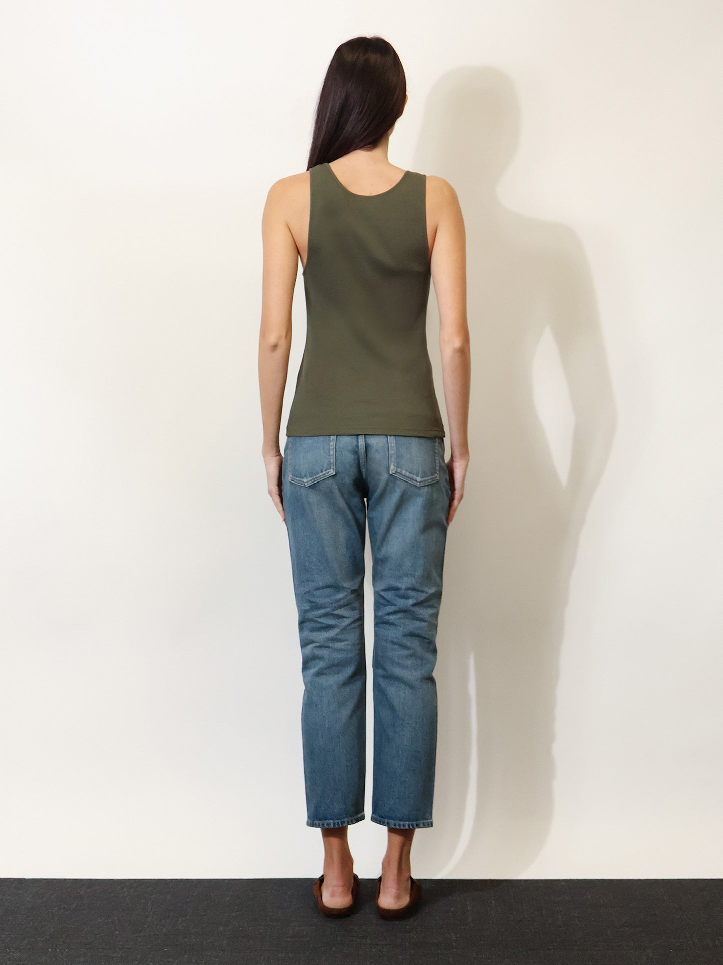 Ribbed cotton top