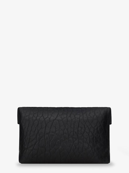 Leather Envelope card holder with Metal Cassandre logo thumbnail