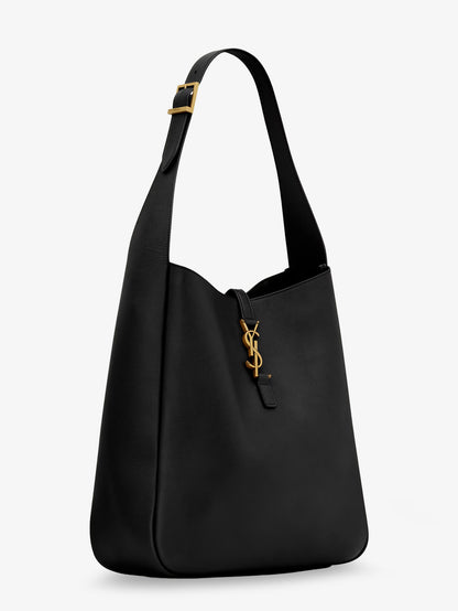 Le 5 à 7 hammered leather shoulder bag thumbnail