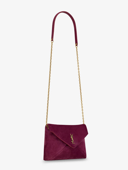 Suede crossbody with metal Cassandre logo thumbnail