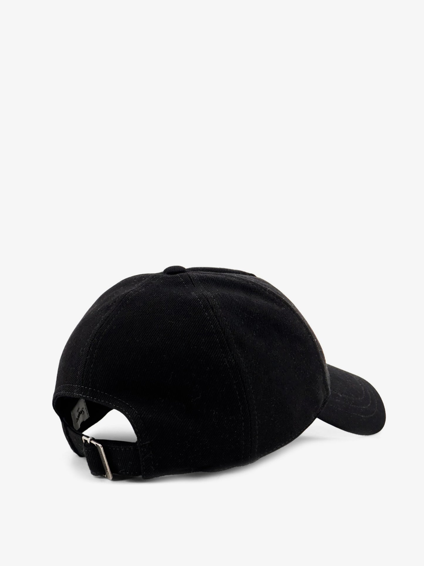Black denim hat