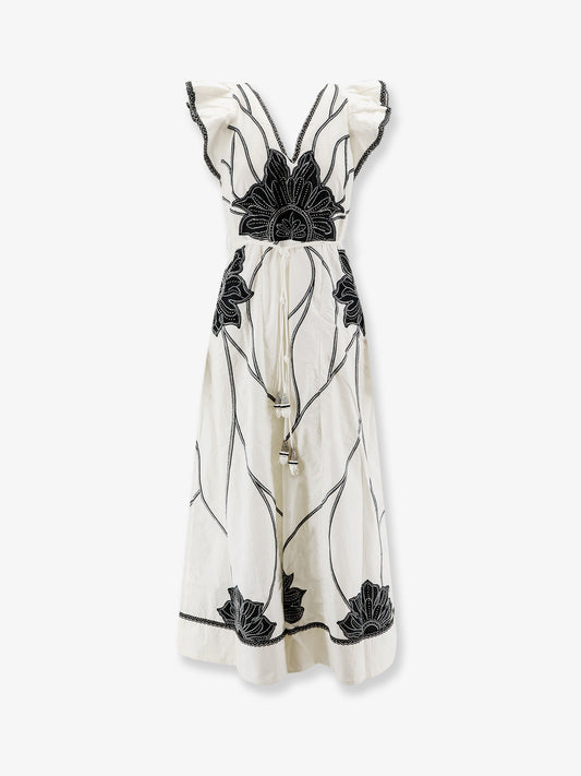 Vittorio cotton long dress