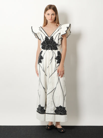 Vittorio cotton long dress thumbnail