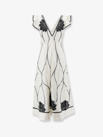 Vittorio cotton long dress thumbnail