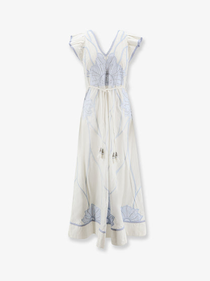 Vittorio cotton long dress thumbnail