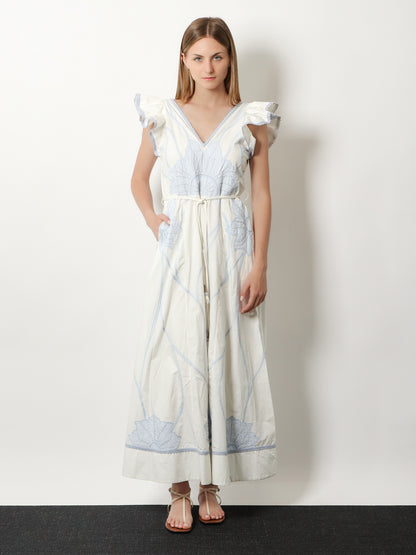 Vittorio cotton long dress thumbnail