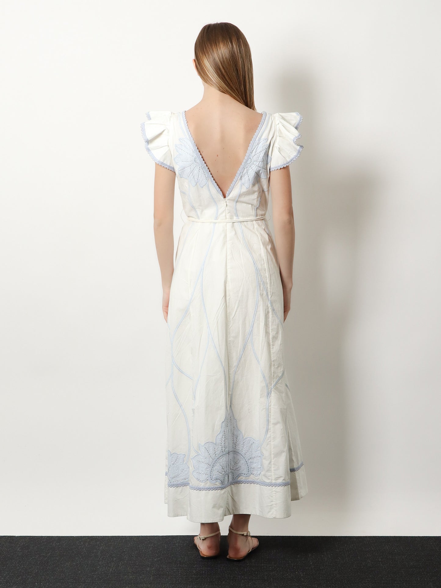 Vittorio cotton long dress
