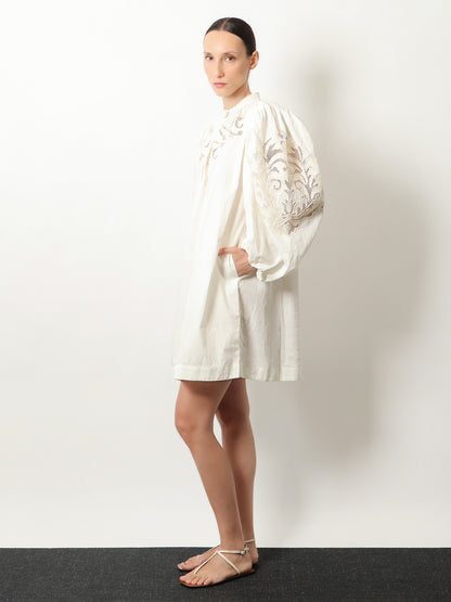 Visaya cotton satin dress thumbnail