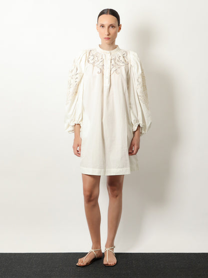 Visaya cotton satin dress thumbnail