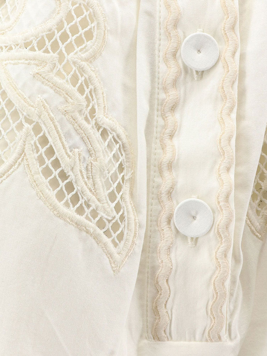 Visaya cotton satin dress