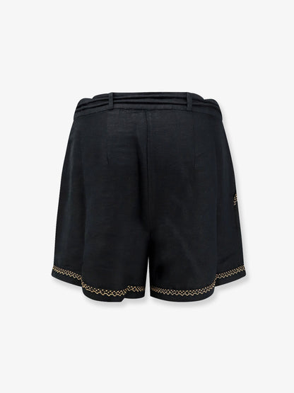 Vareli linen and cotton shorts thumbnail