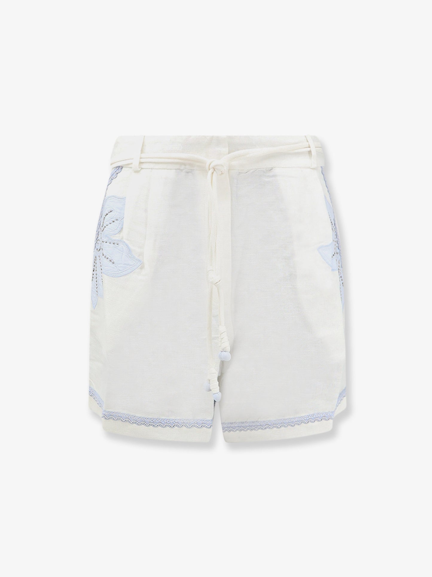 Vareli linen and cotton shorts