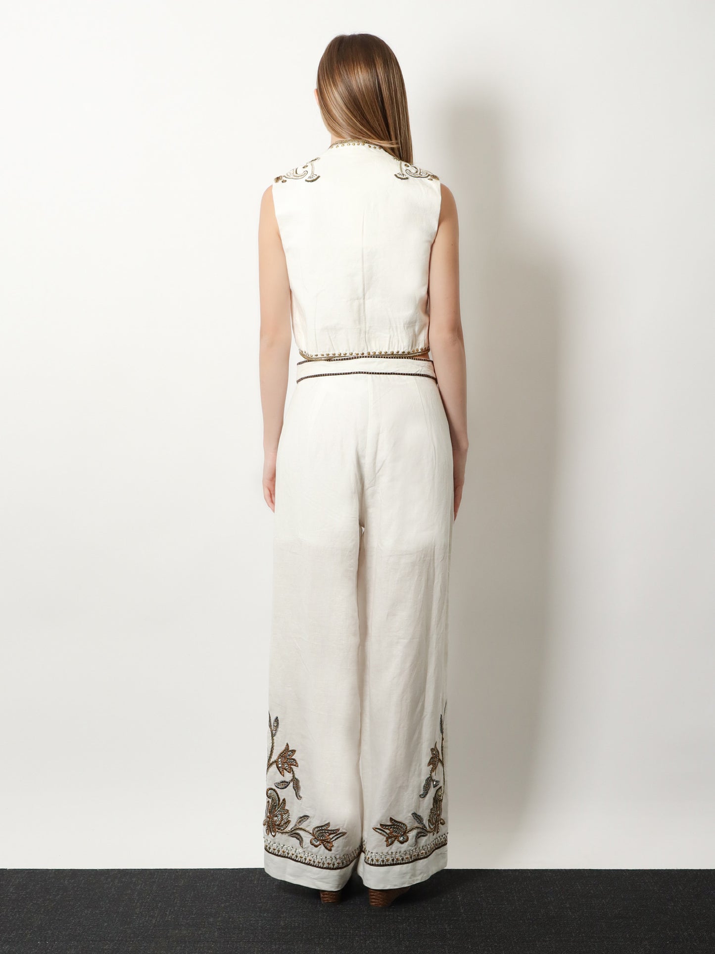 Sorelle linen and cotton trousers