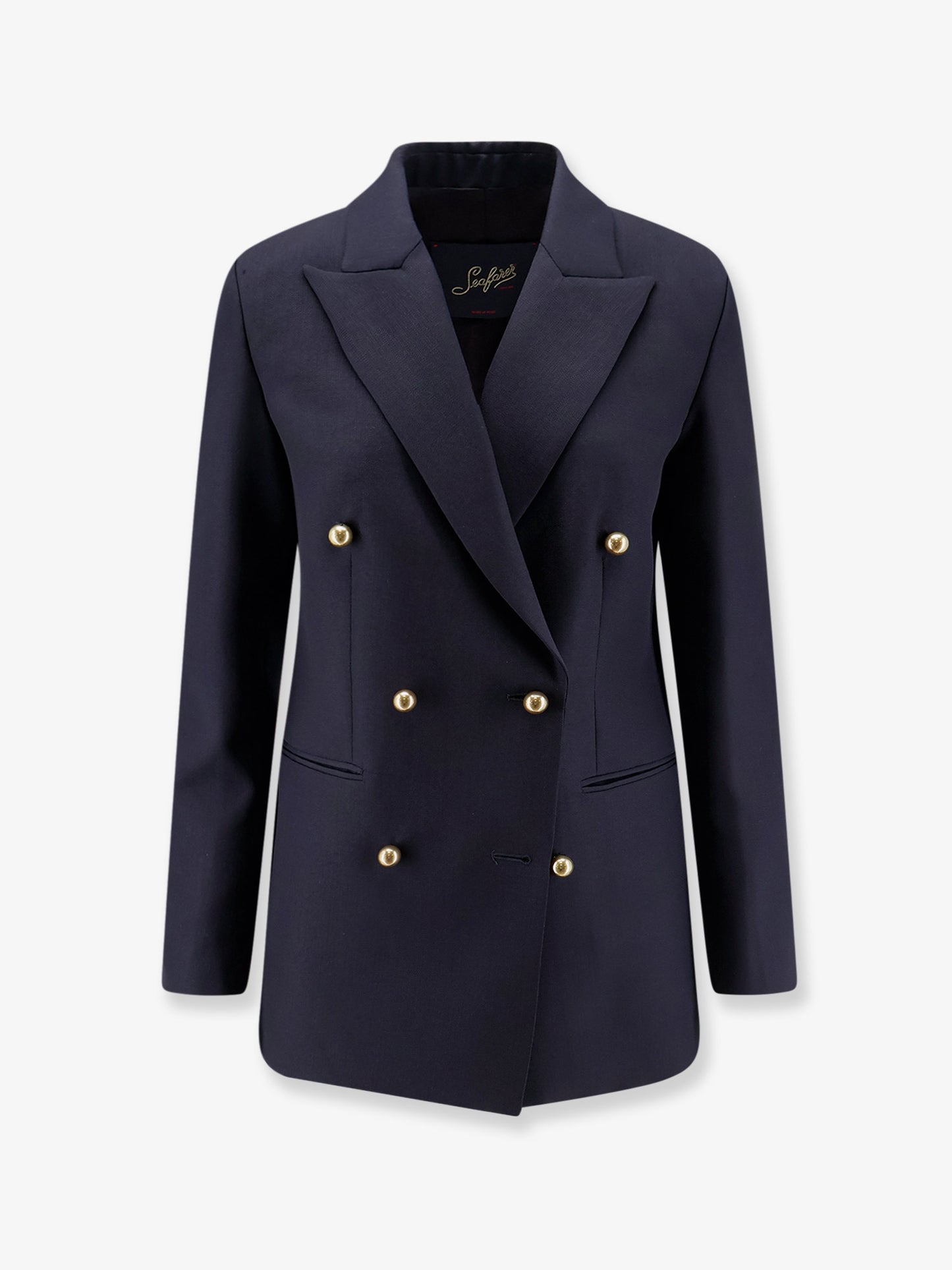 Berry virgin wool blazer