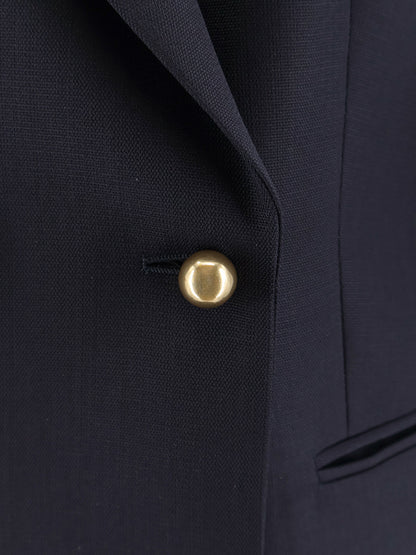 Berry virgin wool blazer thumbnail